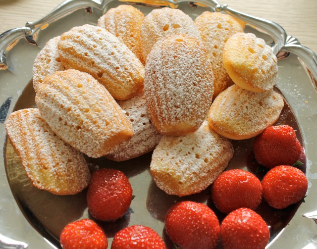 Franskar kókos Magdalenukökur (Madeleines) 