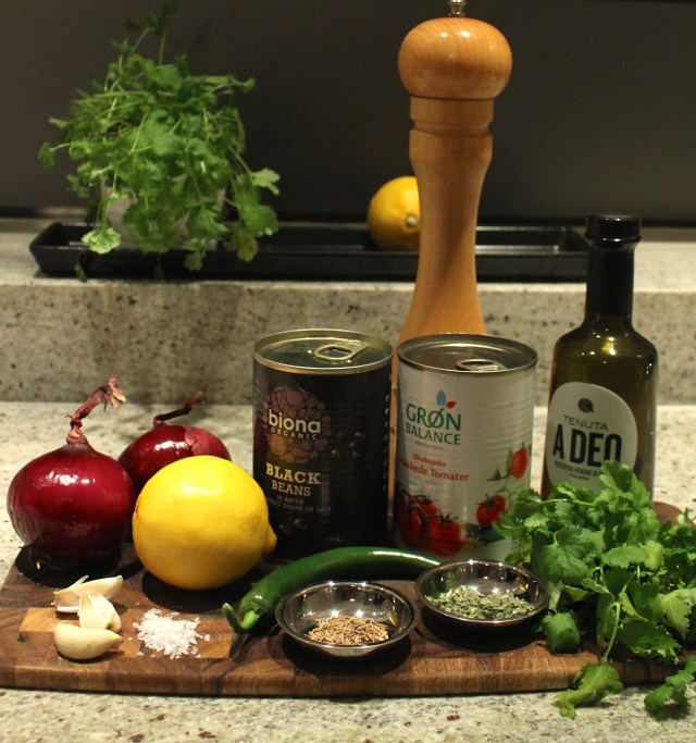 Mexíkósk súpa - hráefni